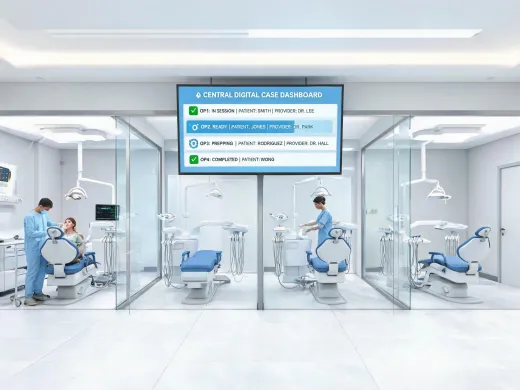 Dental service organization workflow